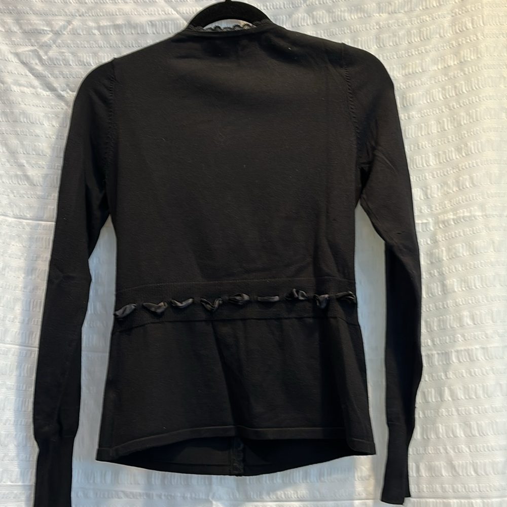 WHBM black embellished sweater - Picture 5 of 6